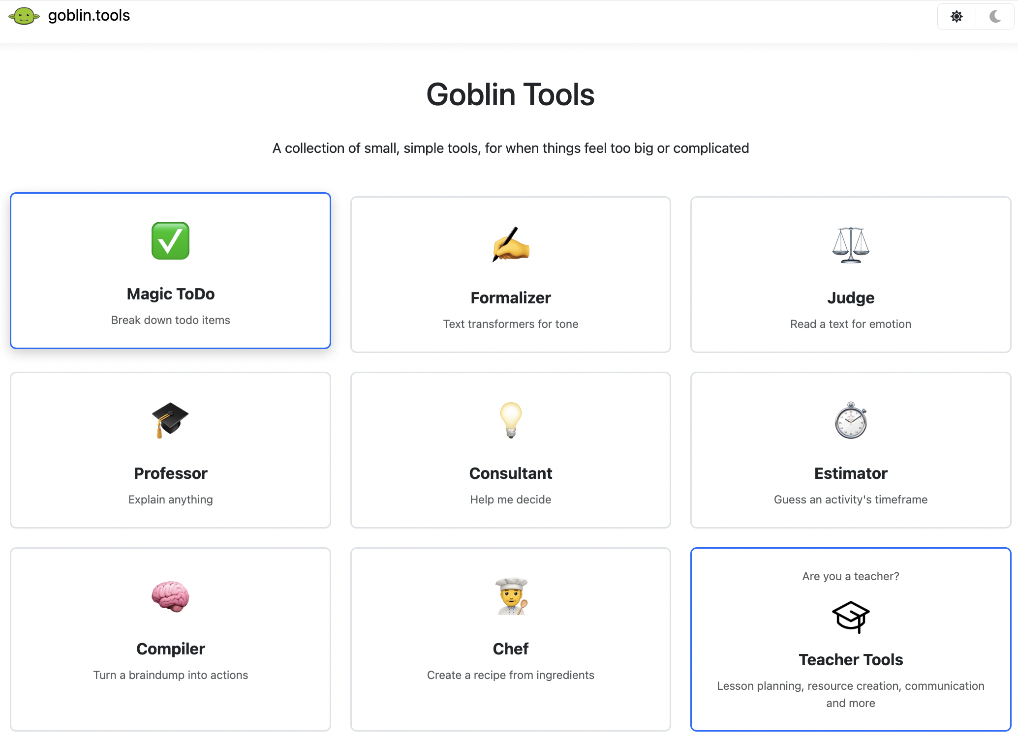 goblin tools review